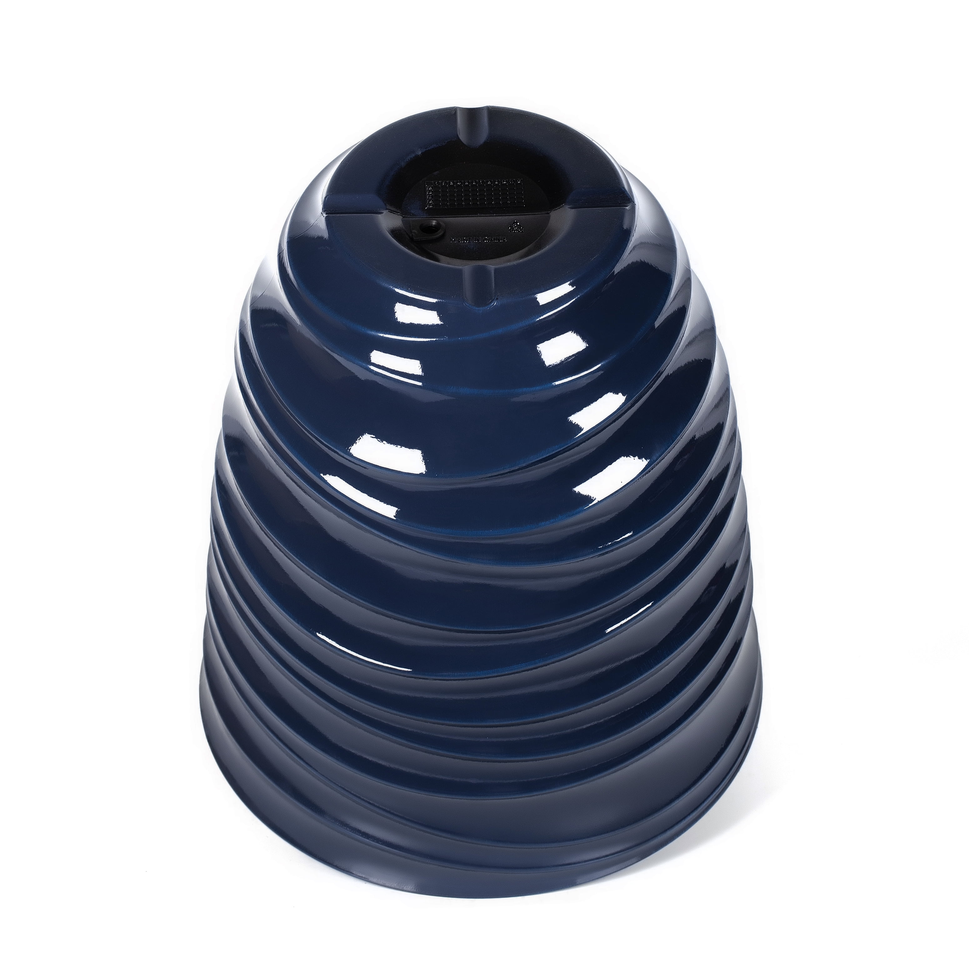 Mainstays Capri 16" x 16" x 18" Round Blue Cove Plastic Planter