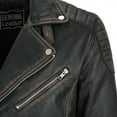 thumbnail image 6 of Skylinewears Leather Jacket Men Autumn Winter Solid Leather Jacket Warm Coat Jacket Long Sleeve Zipper Pocket Fashion Coat, 6 of 7