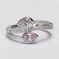 thumbnail image 4 of K-KED Women 925 Silver Filled Cubic Zircon Rings Elegant Wedding Delicate Jewelry Sz 6-10-7, 4 of 5