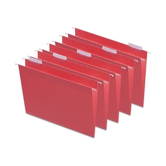 Staples Colored Reinforced Tab Folders - Letter Size, Assorted Colors, 50 Per Box, 3/4" Expansion, Fastener Style