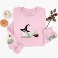 thumbnail image 5 of Meichang Women's Oversized Sweatshirts Halloween Crew Neck Sweatshirt Cute Ghost Graphic Sweatshirts Long Sleeve Fall Pullover Tops, 5 of 5