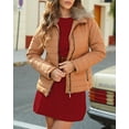 thumbnail image 7 of luvamia Women Casual Long Sleeve Short Sweater Dresses Fall Crewneck Stretch Knit Long Pullover Jumper True Red Size XL Fit Size 16 Size 18, 7 of 7