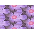 thumbnail image 1 of Ahgly Company Machine Washable Indoor Rectangle Transitional Orchid Purple Area Rugs, 6' x 9', 1 of 7