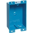 thumbnail image 2 of Carlon B108R-UPC Blue PVC Flanged 1 Gang Shallow Old Work Switch Electrical Box, 2 of 2