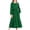 Blackish Green, variant on Girls Summer Casual Dress Solid Color Round Neck Long Sleeve Daily Casual Dress Holiday Beach Dresses with Pockets(Light Violet,6-7 Years)