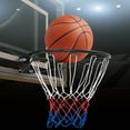 thumbnail image 2 of Costway 18" Basketball Rim Wall Door Mounted Basketball Hoop with All Weather Net Black, 2 of 9