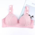 thumbnail image 2 of Bras For Women Wirefree Push-Up Underwear Solid Pink 44, 2 of 2
