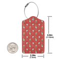 thumbnail image 4 of Cauagu merry Christmas gnome Print Luggage Tags,Leather Luggage Tags for Suitcases Personalized Travel Tag Privacy Protection Bag Tags Travel Essentials-1, 4 of 5
