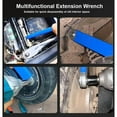 thumbnail image 5 of Offset Extension Wrench Multifunctional Impact Ready With 1/2", 1/4" And 3/8" Drive Adapters Torque Wrench Ratchet Tight Reach Extension Set, 5 of 8