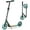 Blue&Black, variant on Kids & Adults Scooter, Adjustable Handlebar, Foldable 2-Wheel with Big Wheels, Load 240 LBS