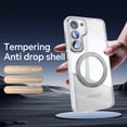 thumbnail image 2 of Case for Samsung Galaxy S23 Plus Case Ring Holder Kickstand Built-in Camera Lens Protector Anti-Scratch Shockproof Dustproof Protection Rugged Phone Case Cover for Samsung Galaxy S23 Plus, White, 2 of 10