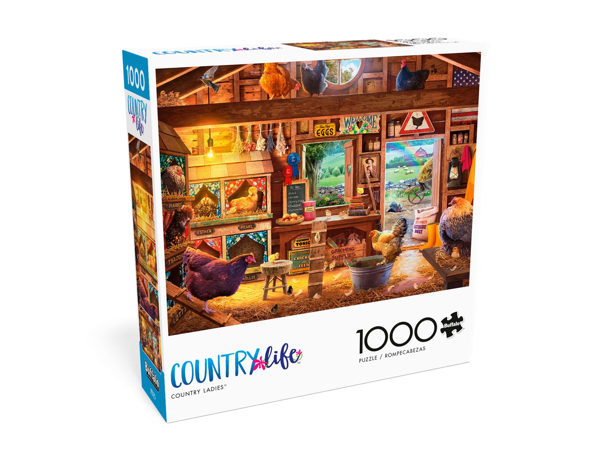 Buffalo Games 1000-Piece Country Life Interlocking Jigsaw Puzzle Assortment for Adults Ages 14+, Style May Vary