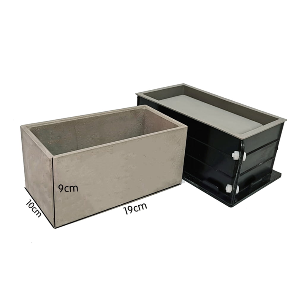 Concrete Plant Flower Pot Epoxy Resin Mold Handmade Succulent Planter Flowerpot Silicone Mold DIY Candle Holder Mould