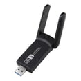 thumbnail image 2 of USB WiFi Adapter 1200Mbps, USB 3.0 WiFi Adapter WiFi for PC Desktop Laptop with Dual Band 2.4GHz/300Mbps, 2 of 5