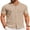 Khaki, variant on COOFANDY Mens Knit Shirt Short Sleeve Button Down Shirts Casual Summer Beach Vintage Polo Shirts