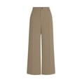 thumbnail image 3 of ShomPort Women's Summer High Waist Work Pants Casual Business Straight Dress Pant with Pockets, 3 of 7
