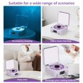 thumbnail image 4 of Altavoz Bluetooth LIYJTK Waves de vinilo con luces ambientales, color morado, 4 of 6