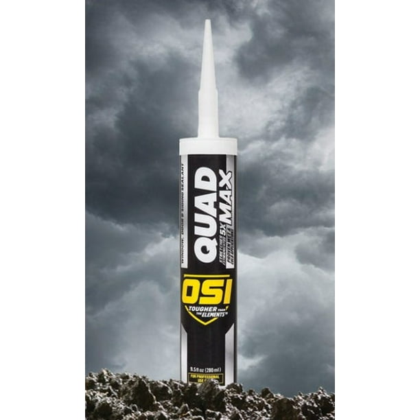 1PK-OSI Quad Max 1869643 Window, Door & Siding Sealant, Gray 551, 9.5