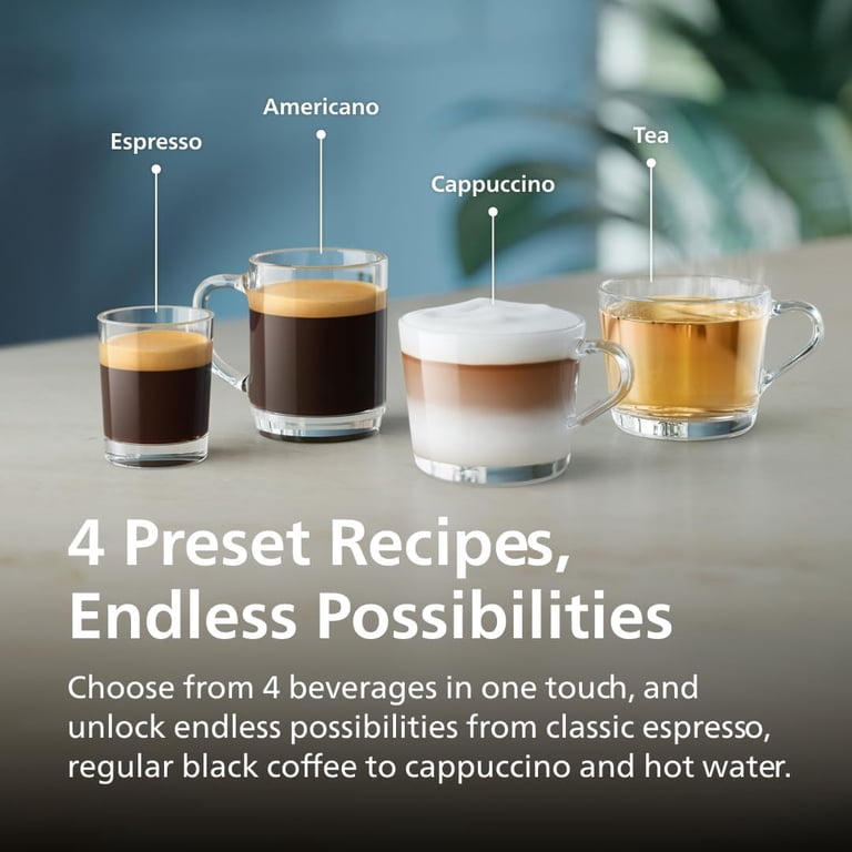 Philips, Fully Automatic Espresso Machine, 2300, Black - Walmart.com