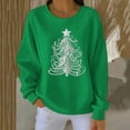 thumbnail image 2 of Npasoilc Christmas Sweater for Women Pullover Tops Fall Tunic Blouse Hoodless Sweatshirt, 2 of 4
