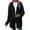 Black, variant on Quinlirra Womens Sweaters Dressy Casual Women's Winter Long Sleeve Hooded Warm Jacket Solid Color Button Top Coat