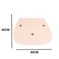 thumbnail image 2 of Cojín de asiento suave y cómodo, cojín duradero para silla de color sólido con lazos, cojín de asiento de algodón para cocina, 2 of 5