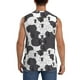 thumbnail image 4 of Fotbe Black And White Sheeps Men's Camiseta sin Mangas Estampada para Hombres, Playera Casual para Gimnasio, Entrenamiento, Playa-XX-Large, 4 of 7