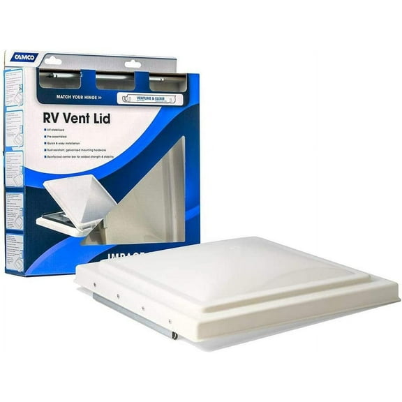 Camco Vent Lid Replacement - Universal Fit - White