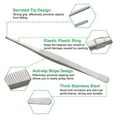 thumbnail image 4 of Pinzas de Acero Inoxidable Uxcell de 7.9 Pulgadas, Pinzas Rectas con Punta Serrada, Pinzas Multiusos para Cocina, Jardinería, Reparación de Artesanías, Plata, 4 of 7