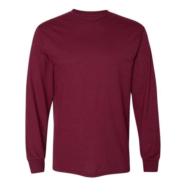 Gildan Adult 5.5 oz., 50/50 Camiseta de manga larga XL Granate Gildan 8400