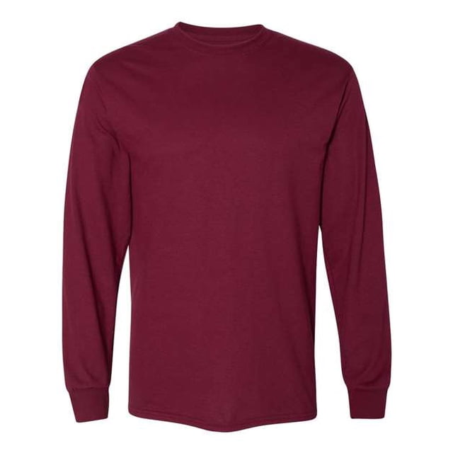 Gildan Adult 5.5 oz., 50/50 Camiseta de manga larga XL Granate Gildan 8400