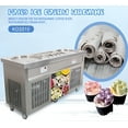 thumbnail image 4 of Kolice Commercial 22" Double Round Pans Fried Ice Cream Rolled Machine-Smart Temperature Control, 4 of 8