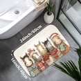 thumbnail image 3 of 1pc Siamese Cat Absorbent Non-Slip Bathroom Thickened Flannel Rug Decor,Soft,Quick Drying,Suitable For Indoor/outdoor Use,Bathrooms,Bedrooms,Kitchens,Terrace,Laundry Rooms,16"x24", 3 of 7