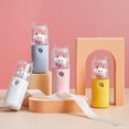 thumbnail image 2 of Mist Facial Sprayer USB Humidifier Rechargeable Nebulizer Face Steamer Moisturizing Beauty Instruments Face Skin Care Tools, Cute Cow White, 2 of 4