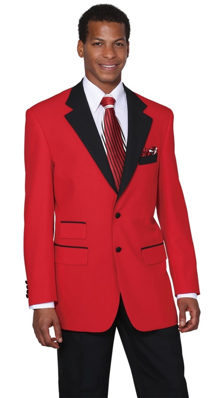 Tuxedo Red Jacket Tuxedo for Men Black Pants Tux Milano 7022