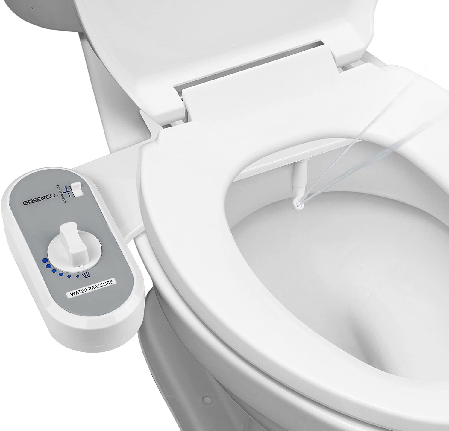 Greenco Bidet Fresh Water Spray Non-Electric Mechanical | Bidet attachment for Toilet Seat - image 4 of 8