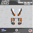 thumbnail image 5 of Kalair GFX Graphics Kit for Honda TRX300EX (2007-2013) Shred Series, 5 of 6