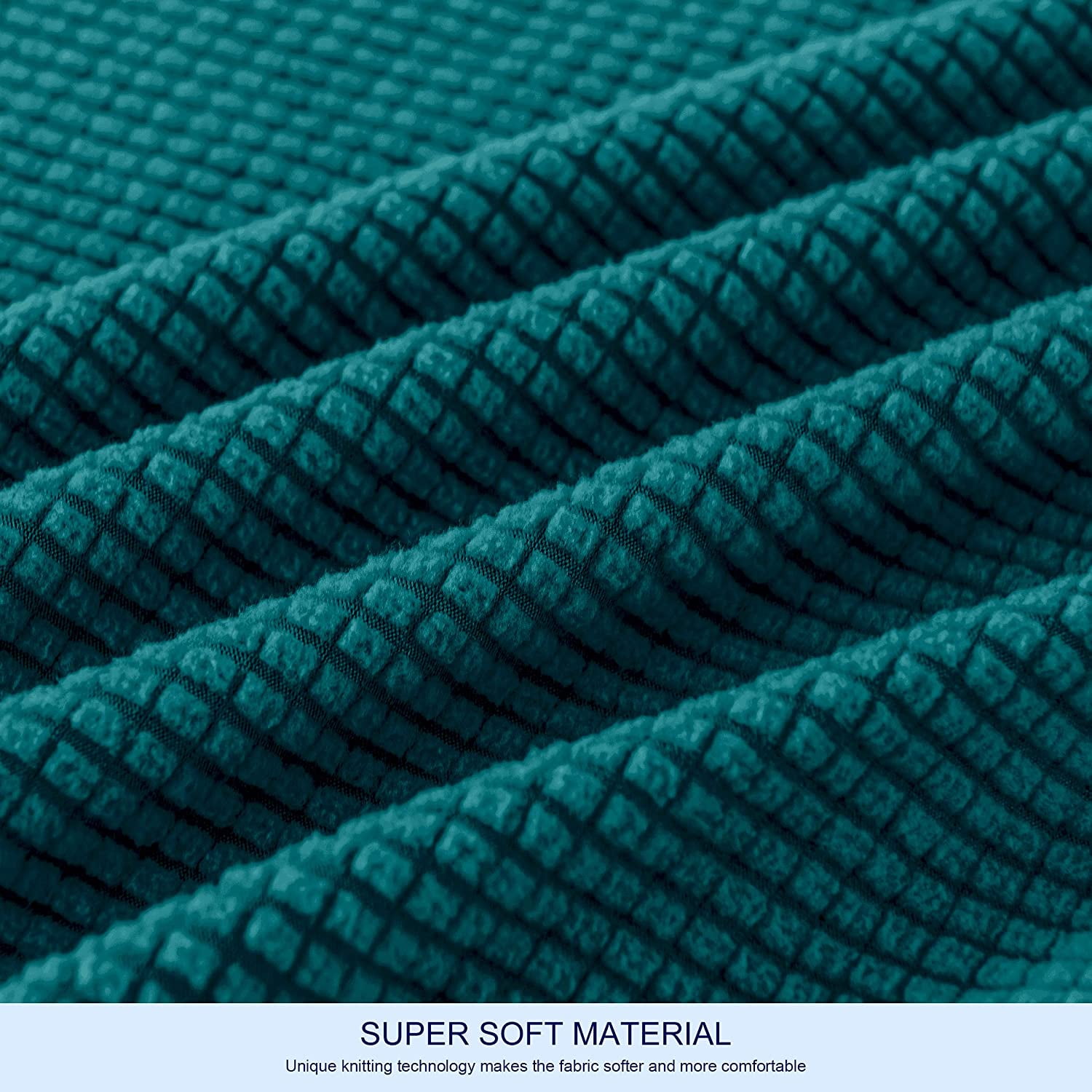 Subrtex Sofa Slipcover Sets 9 Pieces Stretch Couch Cover Backrest Cushion Covers (Oversized Sofa, Turquoise)