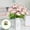 Multicolor-D, variant on Ywbawe Simulated Tea Rose Bouquet, Artificial Flower Arrangement, 33cm Home Decor, 1 Piece