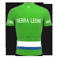 thumbnail image 2 of Sierra Leone Full Zipper Bike Short Sleeve Cycling Jersey  for Men - Size L, 2 of 4