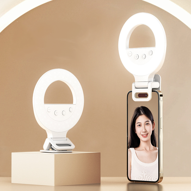 Multiple Light Modes Selfie Light, Rechargeable, Suitable For Mobile Phones, IPad, TikTok, Photography, Vlog, YouTube-Youyoupin
