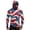 Red, White, and Blue, variant on GrmtClth Fishing Shirts for Men Patriotic American Flag Pattern Summer Long Sleeve Trendy Hoodie with Face Mask Upf 50 Sun Protection Top Blue 4XL