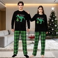 thumbnail image 5 of LuLiaMenton Christmas Pajamas Christmas Tree Rex Dinosaur Plaid Pjs Set, Men 3XL, 5 of 5