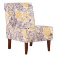 thumbnail image 1 of Linon Chaise d'Appoint en Bois Rembourrée Lily Bridey en Gris, 1 of 14
