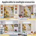 thumbnail image 4 of Sunflowers Window Curtains Panels with Silver Grommet, Vintage Yellow Floral Farm Butterfly Kitchen Cafe Curtain Draperies Window Treatment Set for Living Room/Bedroom/Laundry Room/Bathroom, 84x63, 4 of 9
