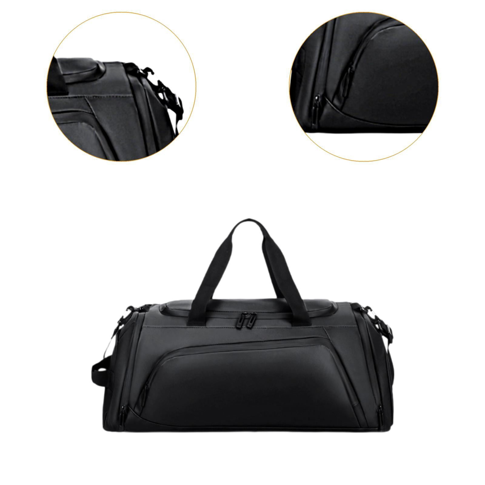 Baoblaze Travel Duffle Bag Luggage Bag Sports Gym Bag Oxford Cloth Men Women Shoulder Bag Carry on Overnight Bag for Sports Gym Travel Black
