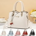thumbnail image 4 of Stylago Handbags and Purses for Women with Cherry Pendant Leather Crossbody Tote Bags Multiple Compartments Shoulder Satchel Red, 4 of 5