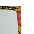 thumbnail image 2 of Ambesonne Abstract Fitted Sheet, Geometric Bohemian Motifs, Twin Size, Seafoam Orange Indigo, 2 of 2