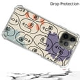 thumbnail image 4 of Color Face line Case Compatible with iPhone 13 Pro Max,Unique Art Design TPU Shock-proof Full Cover, 4 of 6