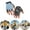 Light Blue, variant on Kids Half Finger Cycling Gloves, Anti Slip Matte Polyester Gloves for Outdoor Riding Sports Training and Daily Active Use